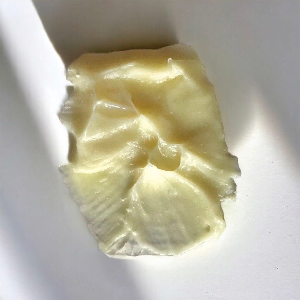 close-up of banana eye concentrate for texture and color