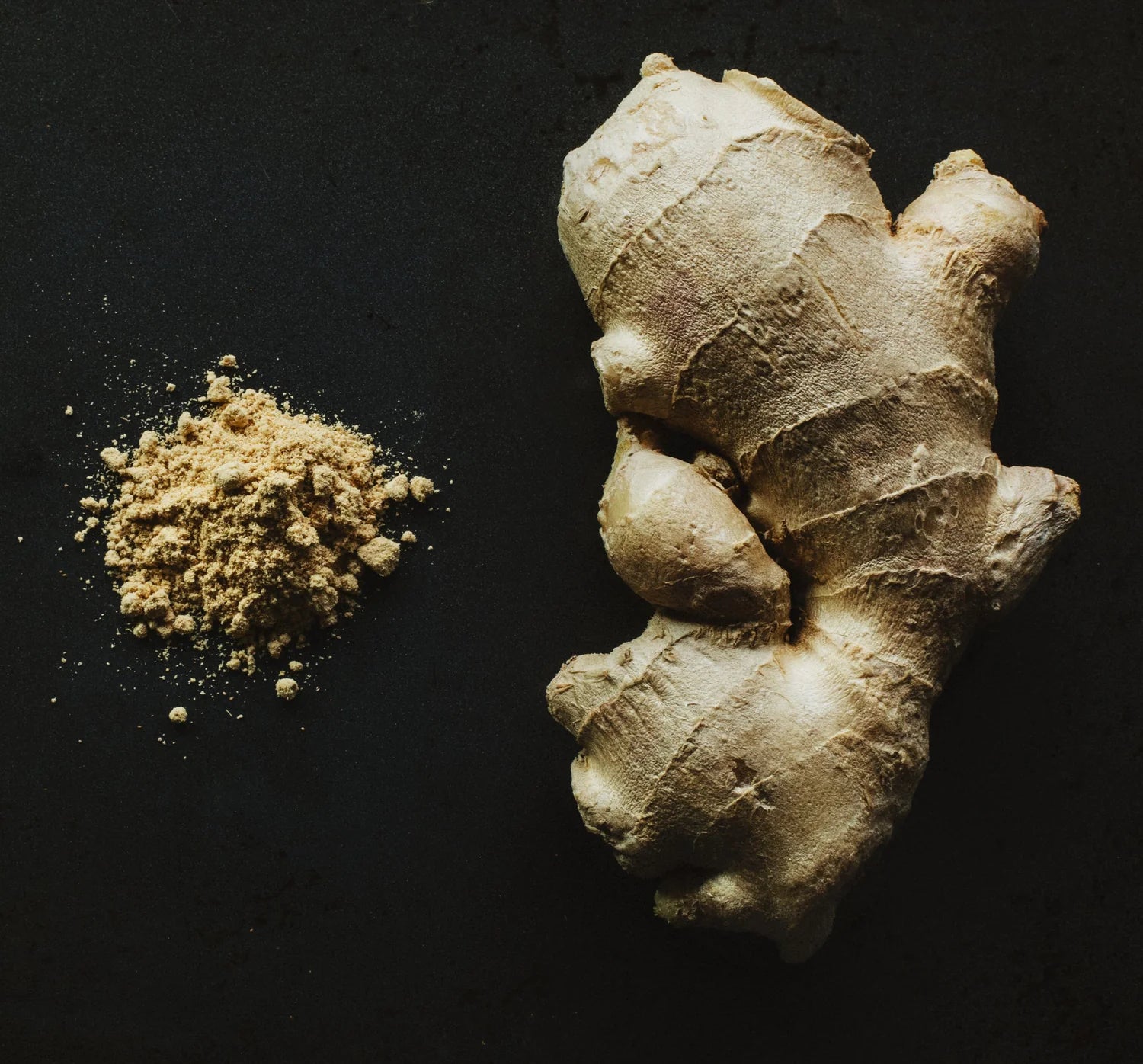 ginger root and ginger powder