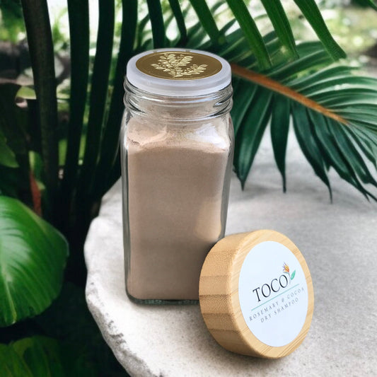 blonde dry shampoo powder