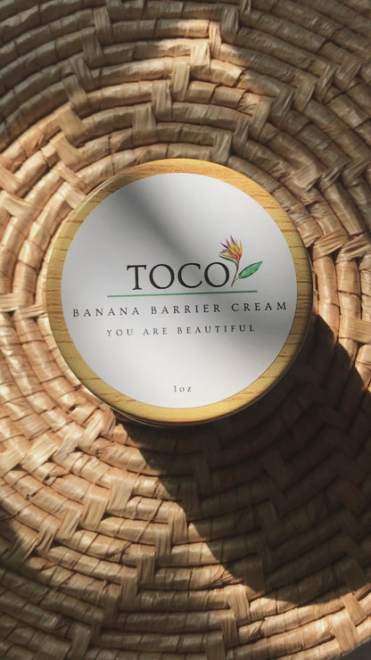 banana barrier cream in sunlight 