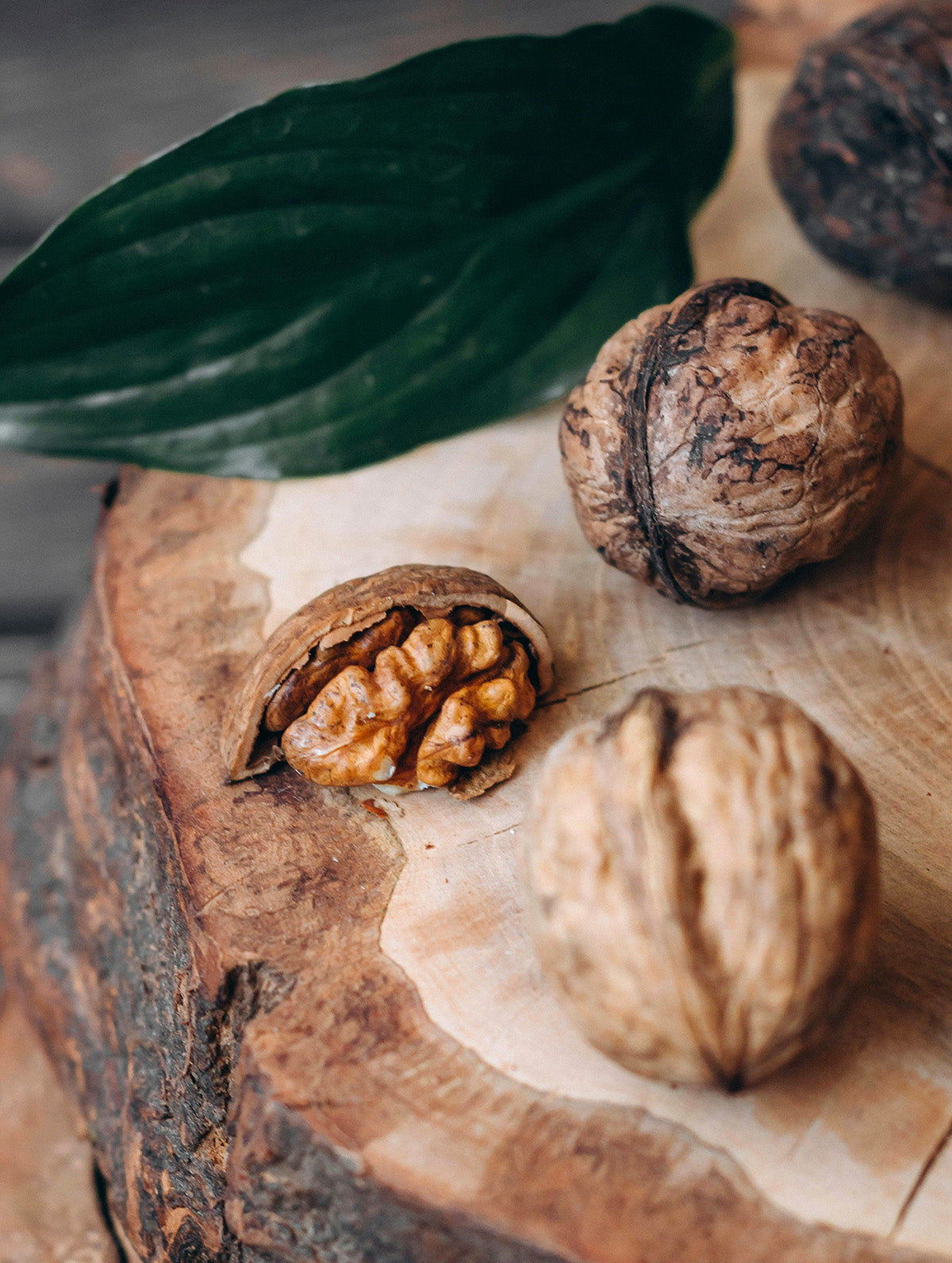 pile of walnuts